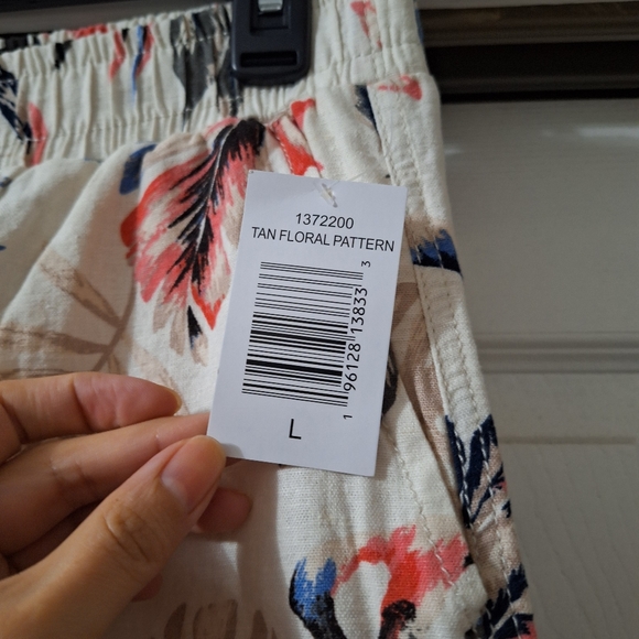 NWT Briggs Floral Pants Size L - Picture 4 of 11